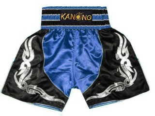 Shorts de Boxeo Kanong : KNBSH-202-Azul-Negro